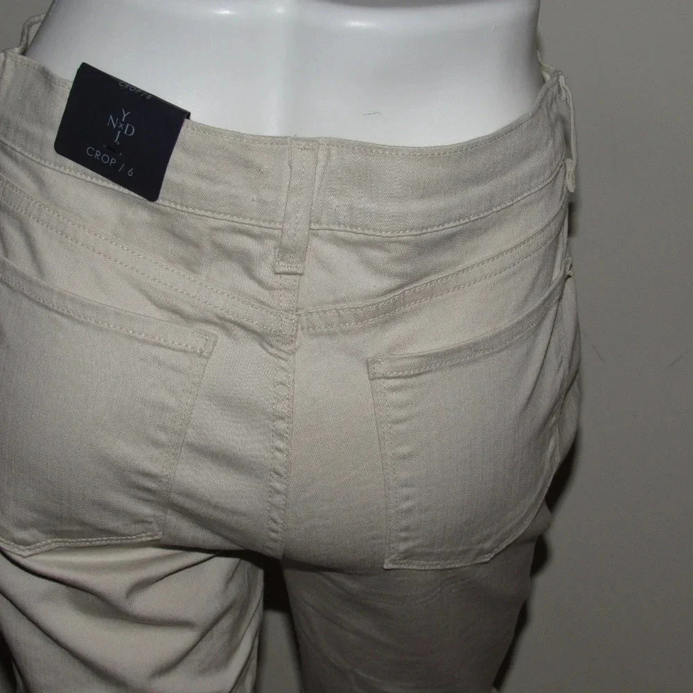 NWT NYDJ Ariel Crop Clay Slimming Fit Pants Size 6 - Picture 6 of 8